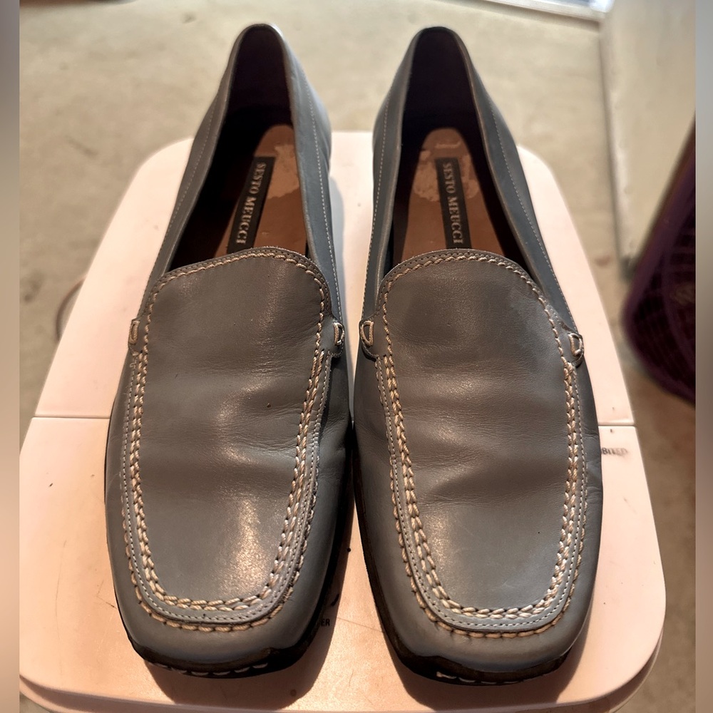 Sesto Meucci leather loafers